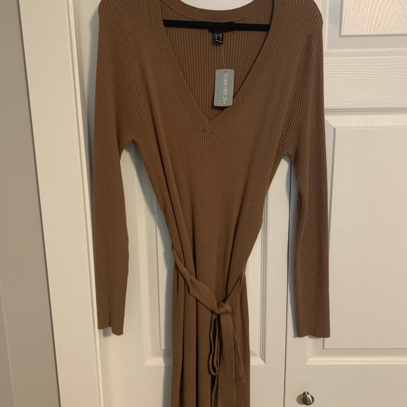 Forever 21 Brown Dress - Picture 1 of 3